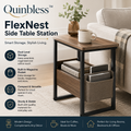Quinbless™ FlexNest Side Table Station