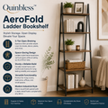Quinbless™ AeroFold Ladder Bookshelf