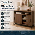Quinbless™ GlideNest Console Cabinet